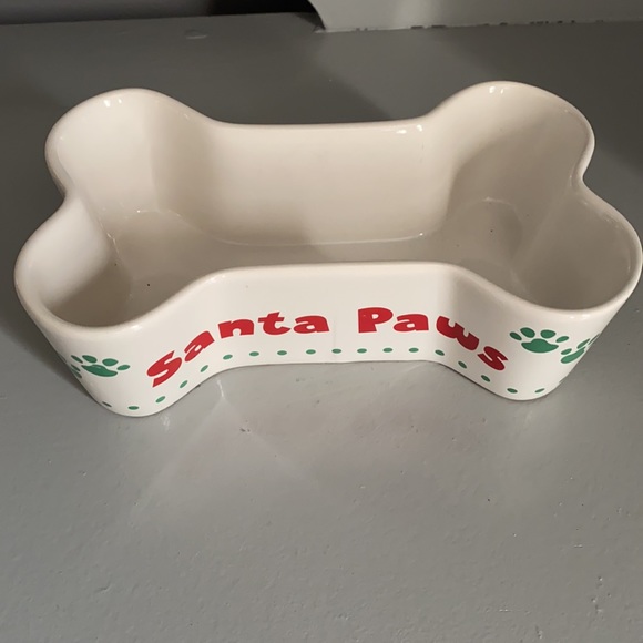 Santa Paws dog bowl - Picture 3 of 4
